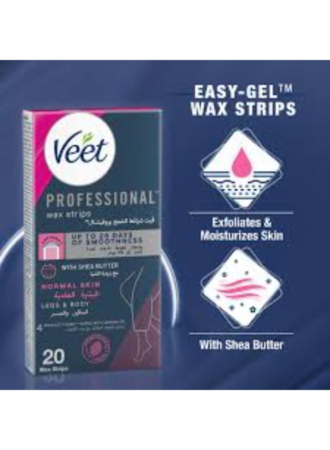 Veet Full Body Wax for Normal Skin 20 STRIPS