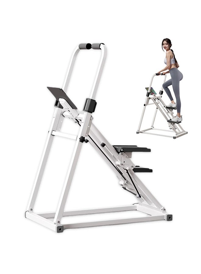 Arabest Foldable Stair Stepper Machine with Adjustable Handlebar & Step Counter - Compact Stair Climber for Home Gym, Cardio Workout Equipment, Space-Saving Step Machine for at-Home - Image 1