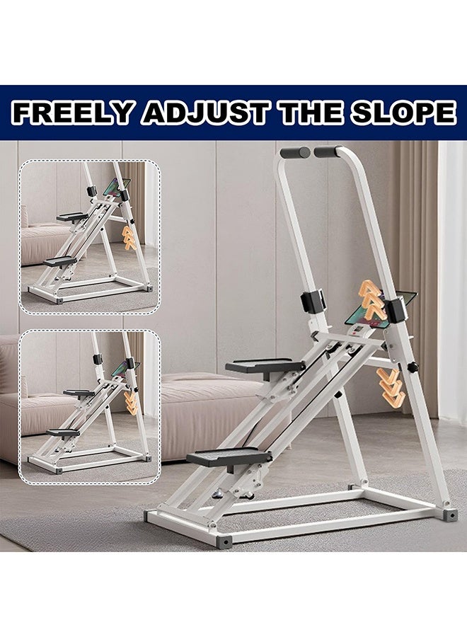 Arabest Foldable Stair Stepper Machine with Adjustable Handlebar & Step Counter - Compact Stair Climber for Home Gym, Cardio Workout Equipment, Space-Saving Step Machine for at-Home - Image 3