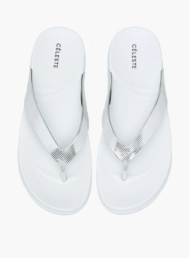 Womens Slip-On Flip Flops