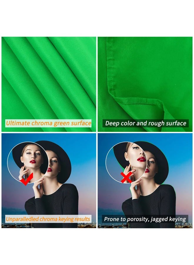 GFCC Green Screen Backdrop Background - 7x10FT Photography Backdrop Photo Background Screen for Video Recording Greenscreen Picture Photoshoot - Image 3