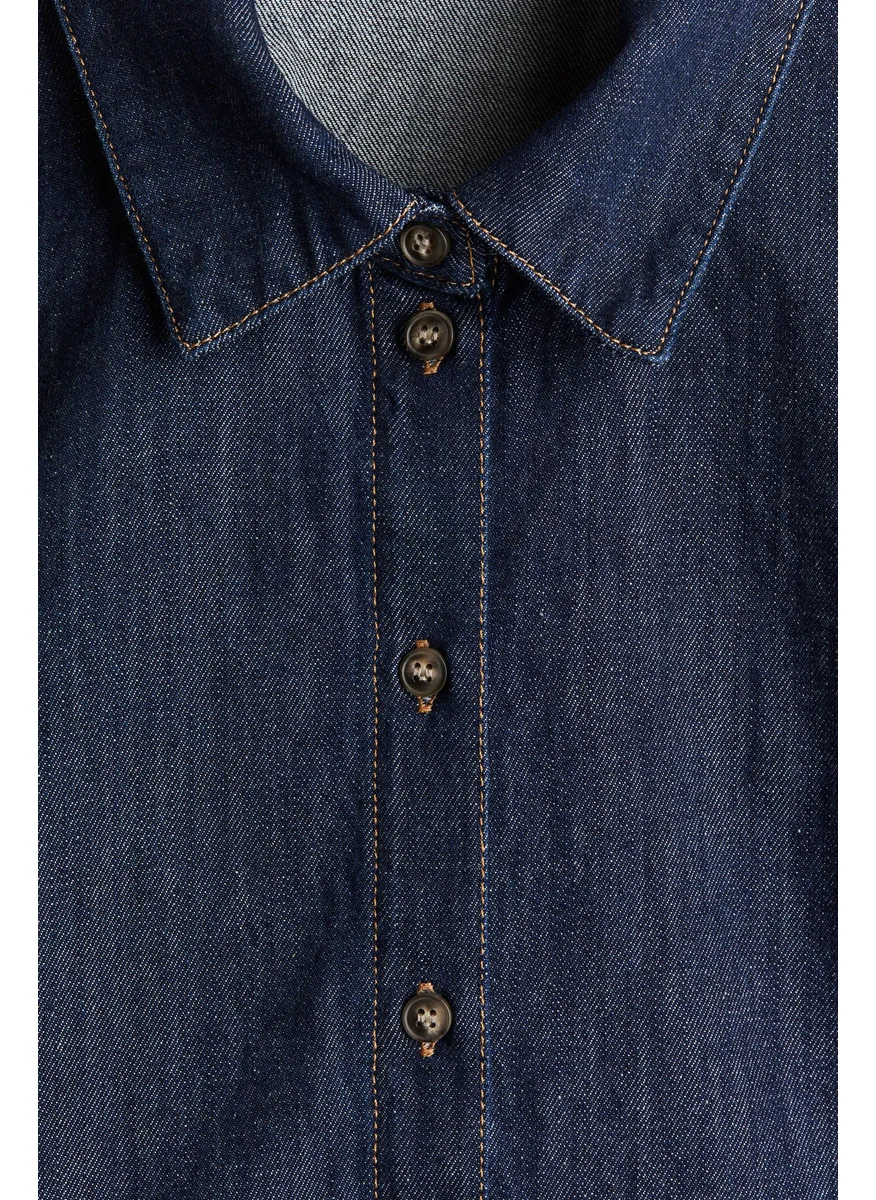 اتش اند ام Short Denim Shirt