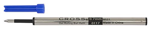 Cross Blue Gel Ink Refills Designed For Use with All Cross Selectip Pens Pack of 6 - Image 1