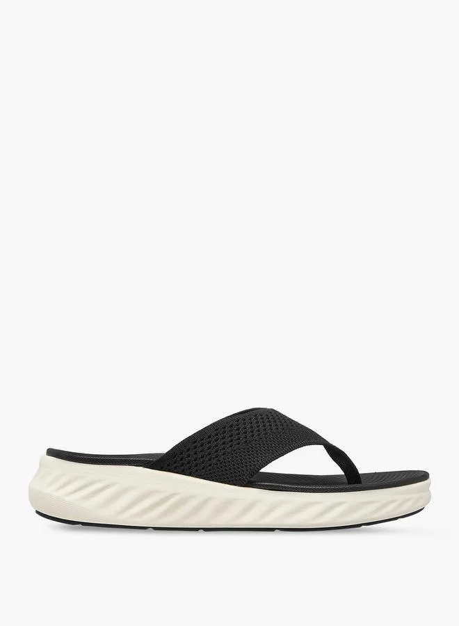Flora Bella By Shoexpress Flora Bella Textured Slip-On Thong Sandals