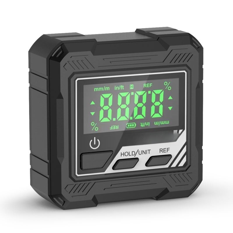 Digital Angle Gauge Inclinometer Level Tool, Magnetic Base, Backlit Display, 4×90° Measurement Range, Portable Multi-Purpose Angle Finder for Woodworking, Automotive, and Machinery - Image 1