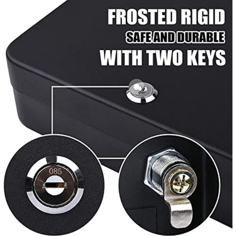 Key Steel Security Cabinet Box, Key Box Wall Mount with Combination Lock, Steel Security Locking Keys Cabinet, Storage Key Lock Box with Code, Key Management Cabinet 28 Key (Key Lock ) - Image 4
