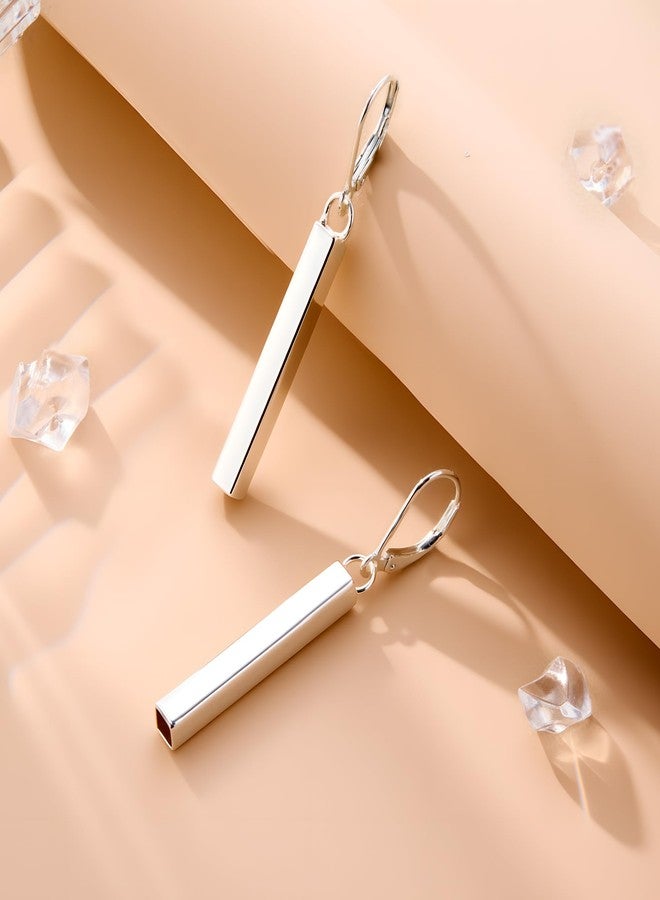 أليكس كرافت أقراط متدلية من الفضة الإسترلينية للنساء، مضادة للحساسية، أقراط طويلة متدلية من الفضة الإسترلينية، أقراط عصرية للنساء - Image 5