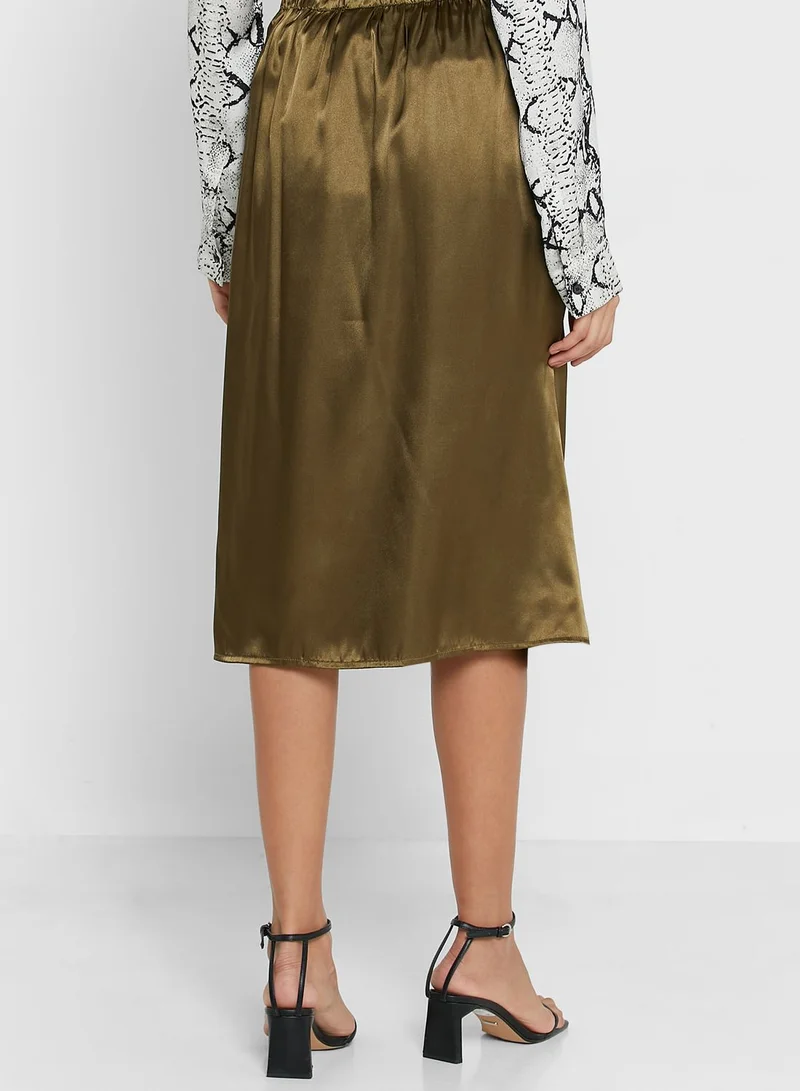 VERO MODA High Waist A-Line Skirt