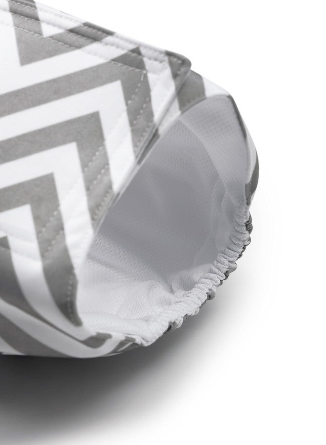 أم-بيتس حفاضات M-PETS للكلاب الذكور قابلة للغسل، قابلة لإعادة الاستخدام، مزودة بأحزمة بطن مانعة للتسرب، ماصة، تسمح بمرور الهواء، مصنوعة من قماش شبكي ناعم، قابلة للتعديل، مناسبة للسفر، مناسبة لسلس البول الناتج عن الإثارة، مقاس الخصر: 17.7-22.8 سم، صغير جدًا - Image 2