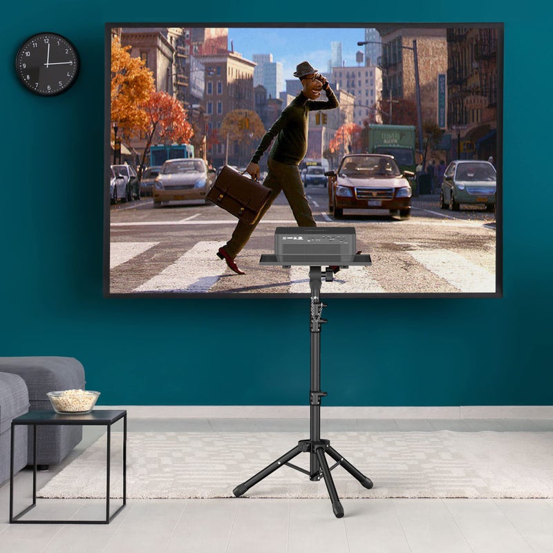 Facilife Projector Stand - Adjustable Height 22 to 63 Inches, Tripod for Laptop & Projector, Outdoor Movies - Image 2