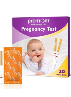 Premom Premom Early Pregnancy Test - 20 Ultra-Sensitive Test Strips 10 mIU/ml  - Image 1