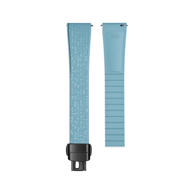Bluejw CTSizable Mosaic Pattern Fluoroelastomer Watch Band – Replace the Watch Strap for 18mm 19mm 20mm 21mm 22mm Universal Luxury Watches - Image 1