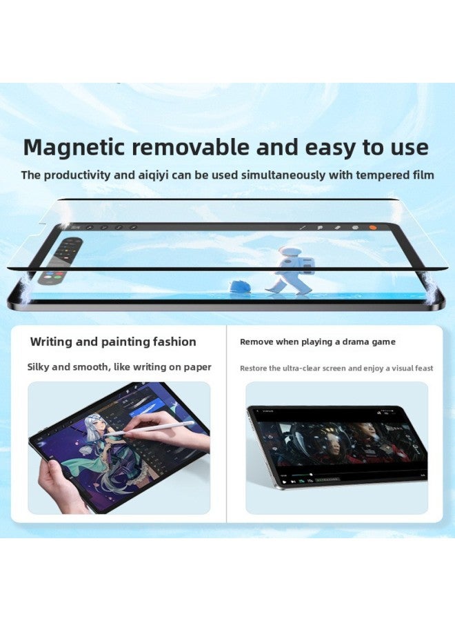 For 2021iPadPro11 Magnetic Paper Film Apple Mini6/9.7/10.2 Detachable Writing Film-Color:Magnetic Suction Paper Film (Japanese Material) [with Packaging]]-Dimensions:iPad Mini6 8.3 Inches (2021)