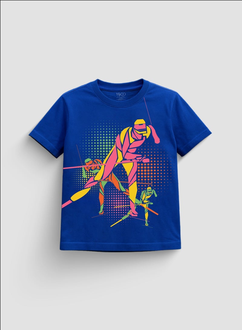 Y&CO Splash Skating T-shirt - Image 1