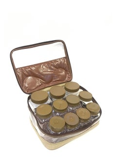 Albawadi Portable Camping Spice Packet 11 Bottles with Storage Bag  - Image 1