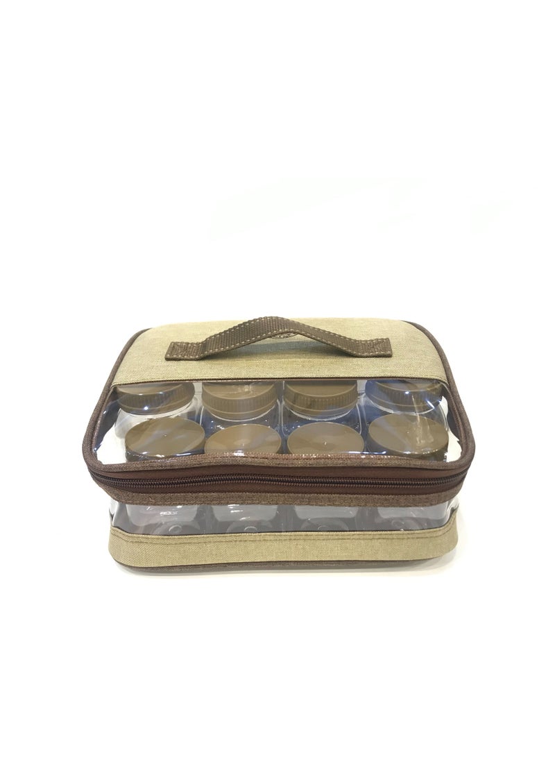 Albawadi Portable Camping Spice Packet 11 Bottles with Storage Bag - Image 2