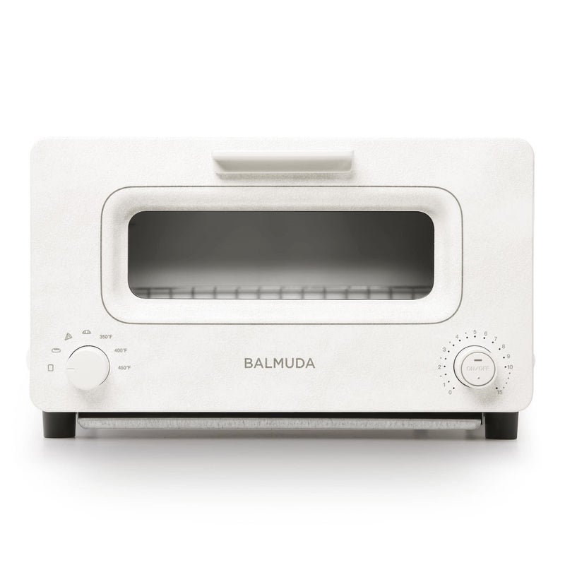 BALMUDA BALMUDA The Toaster  Steam Oven Toaster  5 Cooking Modes Sandwich Bread Artisan Bread Pizza  Pastry Oven  Precise Heat Control  Steam Technology  Baking Pan  US Version  White 