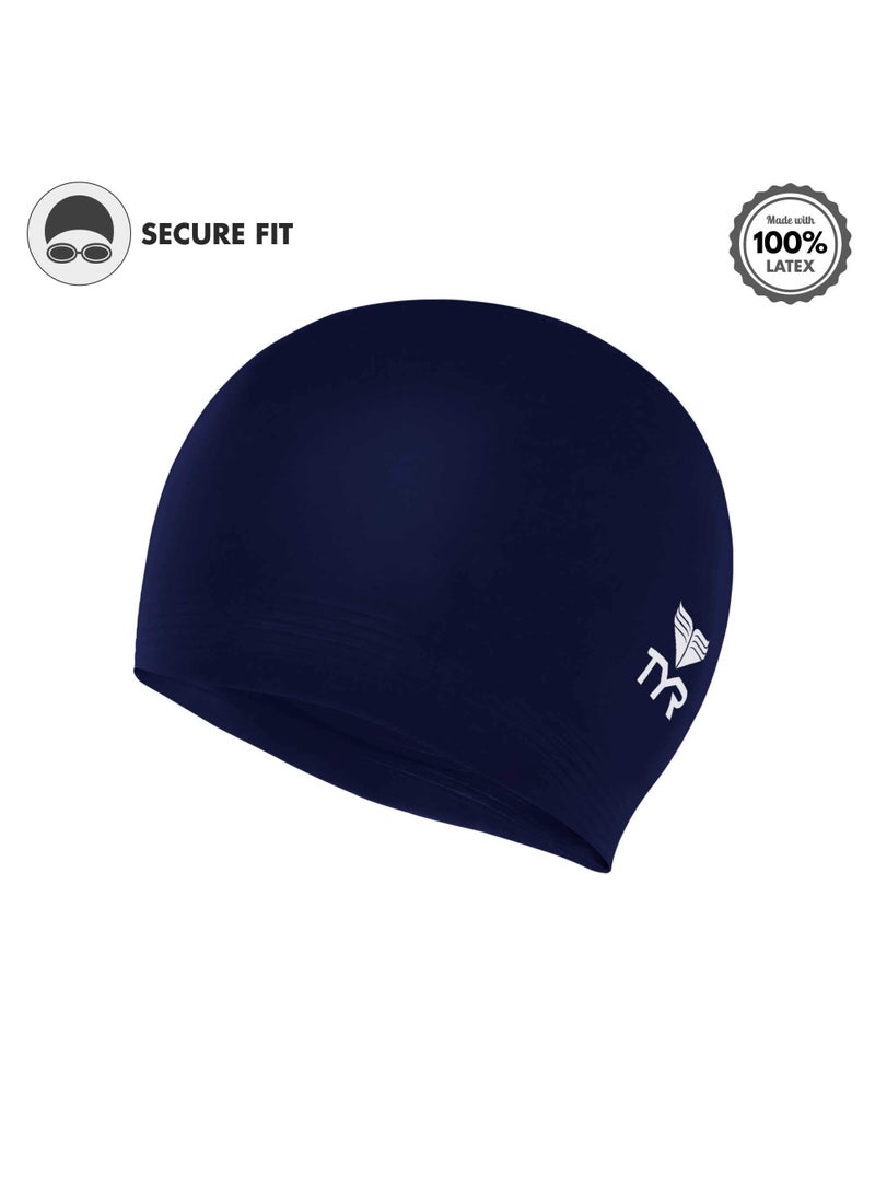 TYR TYR Mens Black Swim-caps, Navy  - Image 3
