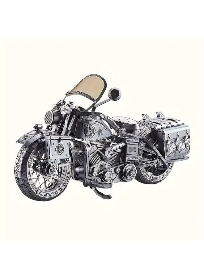 HL Motorcycle 3D Puzzle Model Kit DIY Off Road Action Figure Craft Ornament Gift - Image 2