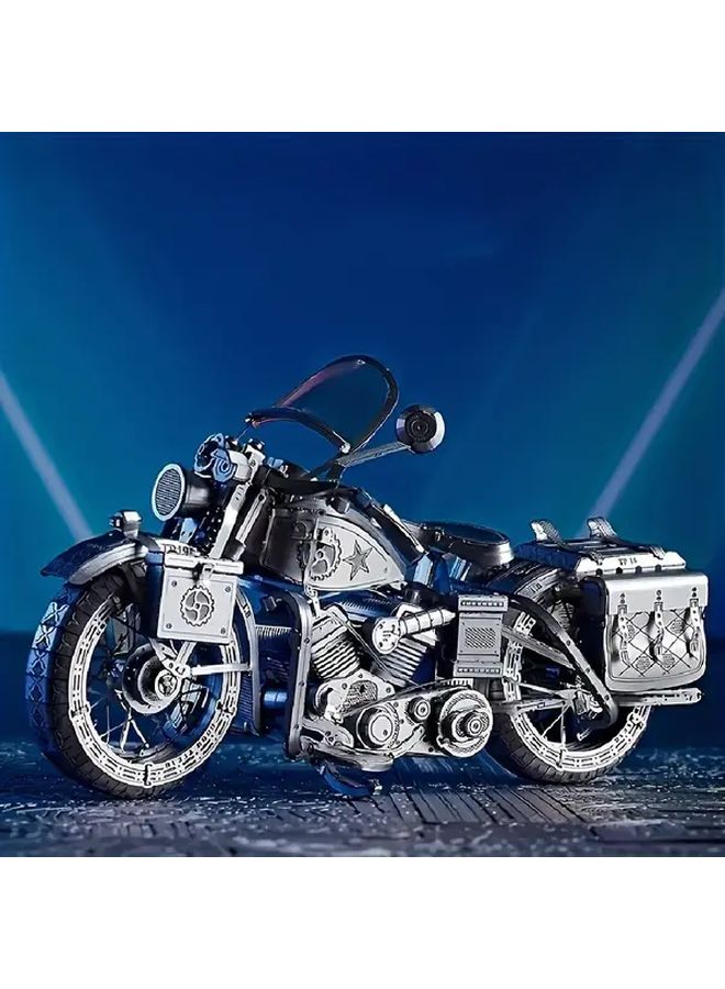 HL Motorcycle 3D Puzzle Model Kit DIY Off Road Action Figure Craft Ornament Gift - Image 4