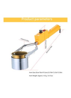 NIBEMINENT Portable Temperature Adjustable Titanium Alloy Tin Furnace Yellow  - Image 3