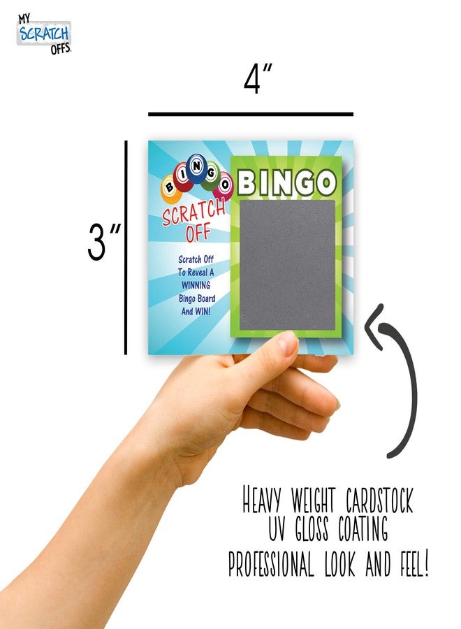 My Scratch Offs Casino Night Party Game Cards - 26 Cards (24 Non-Bingo, 2 Bingo) - Image 4