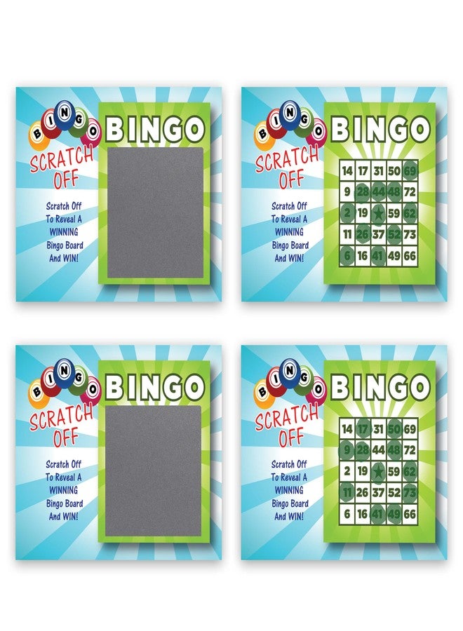 My Scratch Offs Casino Night Party Game Cards - 26 Cards (24 Non-Bingo, 2 Bingo) - Image 2