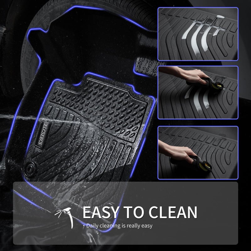 KELCSEECS Floor Mats & Cargo Liner for 2007 2008 2009 2010 2011 Honda CRV Car Mats Automotive Cargo Mat Floor Liners Trunk Mat CR-V All Weather Floor Mats Trunk Liner Accessories - Image 5