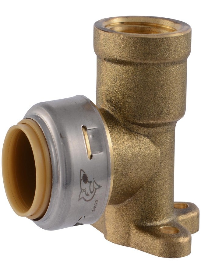 شارك بايت وصلة كوع SharkBite Max مقاس 1/2 بوصة × 1/2 بوصة FNPT، وصلة سباكة نحاسية سهلة التوصيل، متوافقة مع أنابيب PEX والنحاس وCPVC وPE-RT وHDPE وUR334A - Image 1