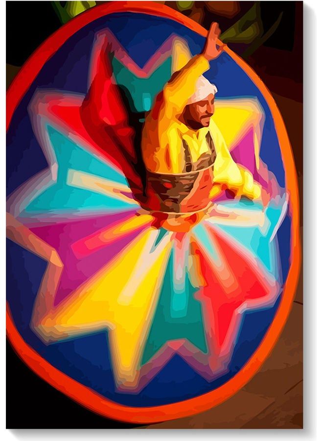 RYN Darwish Wall Art Multicolour 40x60cm - Image 1