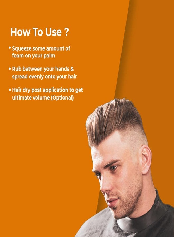Nishman Hair Styling Foam Wax for Men | Natural Shine | Strong Hold | Hair Styling Wax | Bouncy Finish| Voluminous Hair| 100% Natural | Toxic Free | 150 ML - Image 3