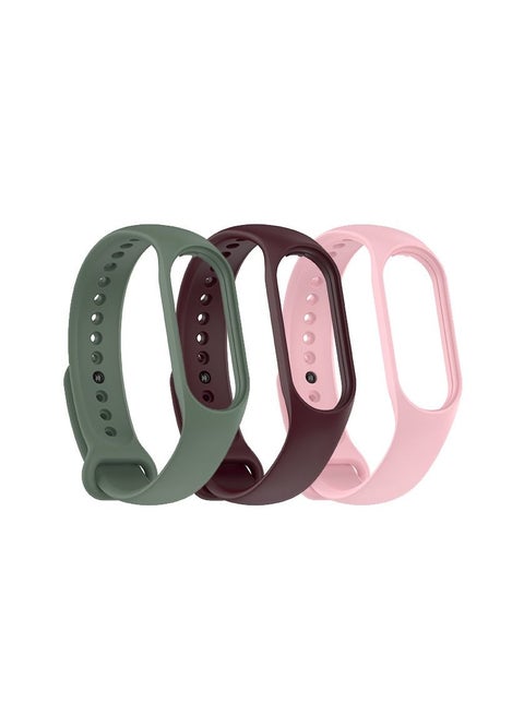 Clip Silicone Band for Xiaomi Mi band 7 (3pcs)
