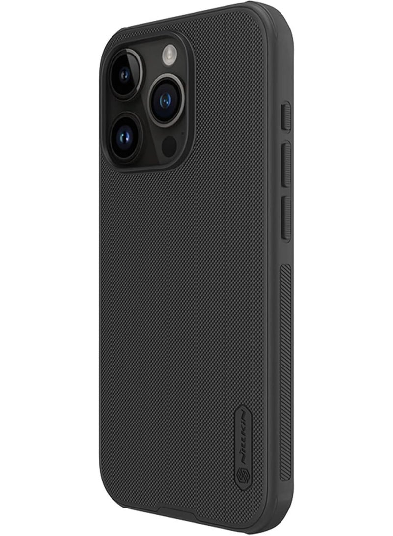 Nillkin Nillkin High Quality Super Frosted Shield Pro For Apple iPhone 15 Pro Max (Without Logo cutout) Black  - Image 2