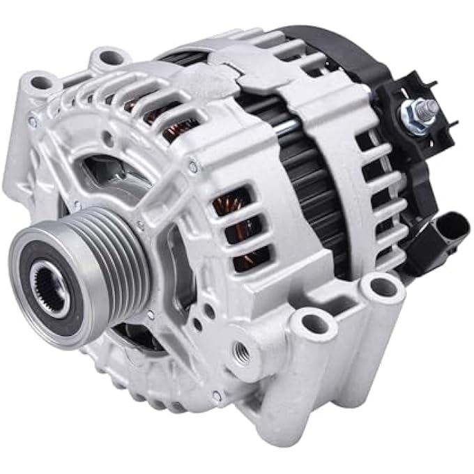 FuseRish 180Amp 12V New Alternator Compatible with 2007-13 BM.W 128i 323i 328i 528i X3 X5 xDrive30i 2.5L 3.0L Part #: 11301N,400-24214,12-31-7-550-968,ABO0391 - Image 1