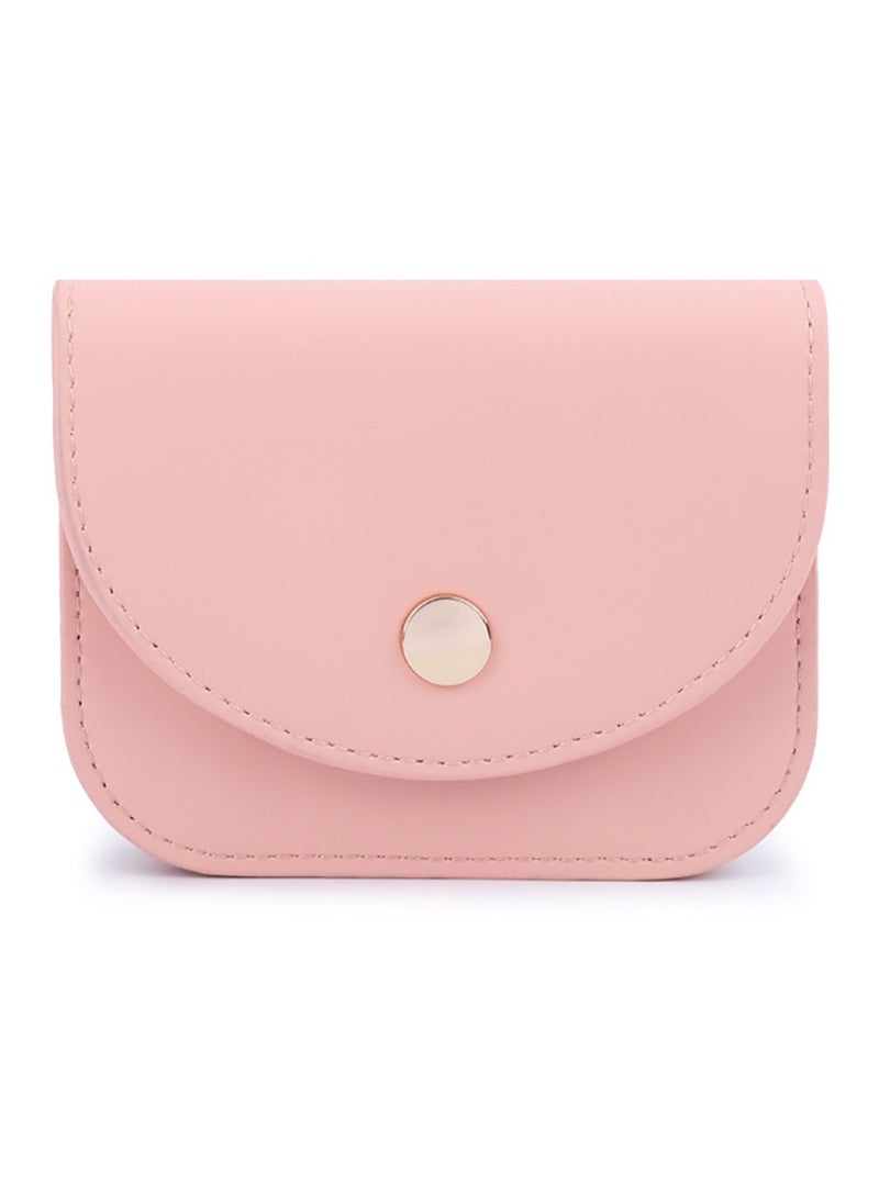 TAILIAN Women's Coin Purse, Change Pouch Wallet, Casual Style Short Coin Purse, Credit Card Holder , and  Card Holder Wallet,Pink 11x8.5x2.5cm - Image 1