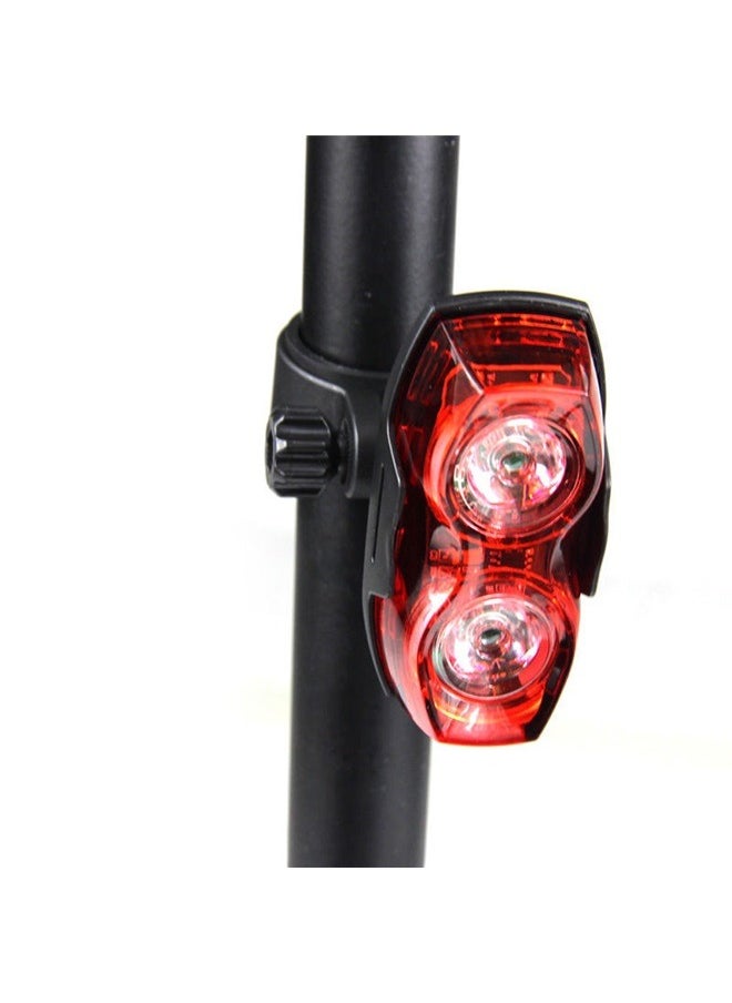 yongsheng LED Safety Warning Headlight For Bicycle Black/Red ，Tail Light  - Image 1