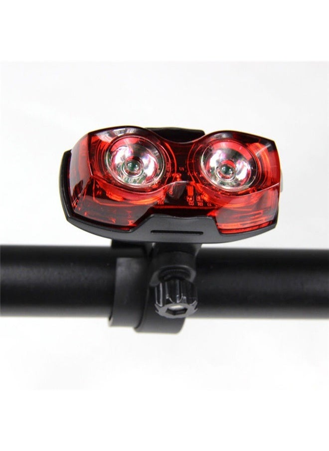 yongsheng LED Safety Warning Headlight For Bicycle Black/Red ，Tail Light  - Image 4