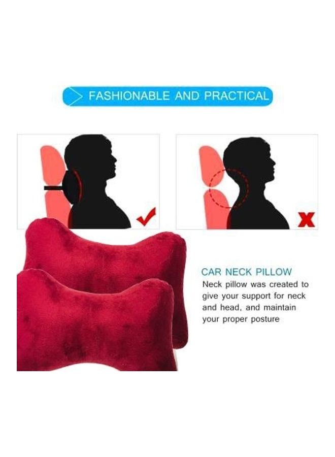 NIBEMINENT 2-Piece Car Seat Neck Pillow - Image 2