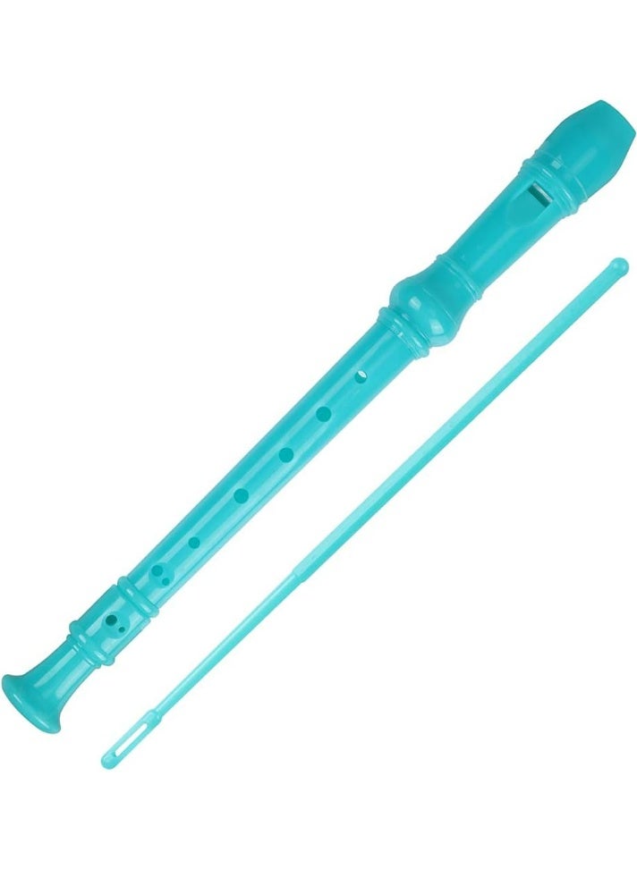 Mike Music 8-Hole Soprano Recorder Descant Flute Recorder 8 Hole ABS Clarinet Style Treble Flute C Key for Kids Children With Fingering Chart Instructions, Cleaning Rod, Plastic Bag, Green - Image 1