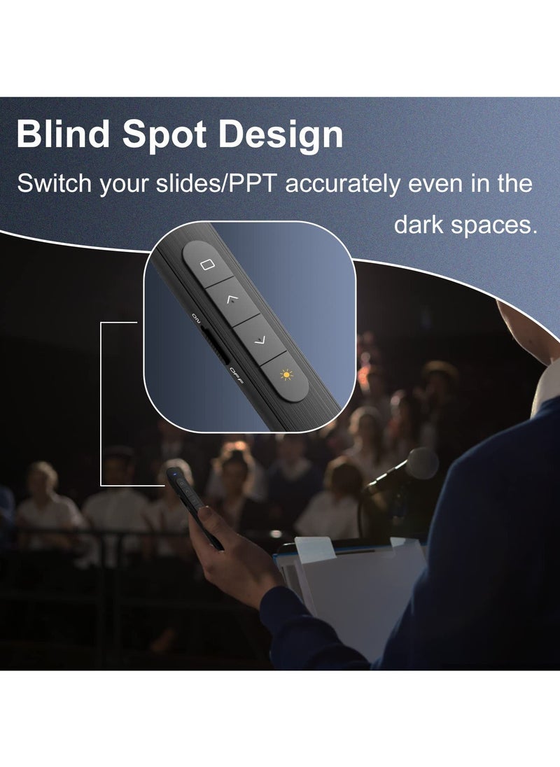 Presentation Clicker Wireless Presenter Remote for PowerPoint for Mac, Computer, Laptop