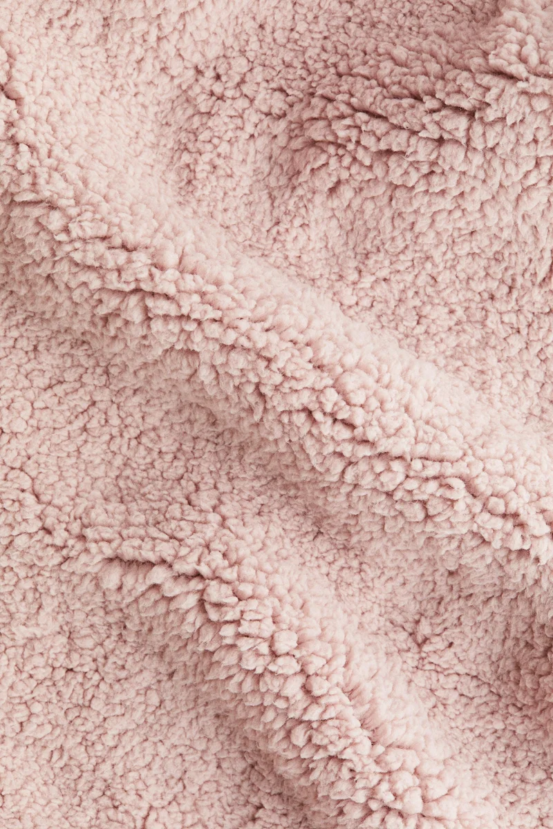 H&M Teddy zip-through hoodie