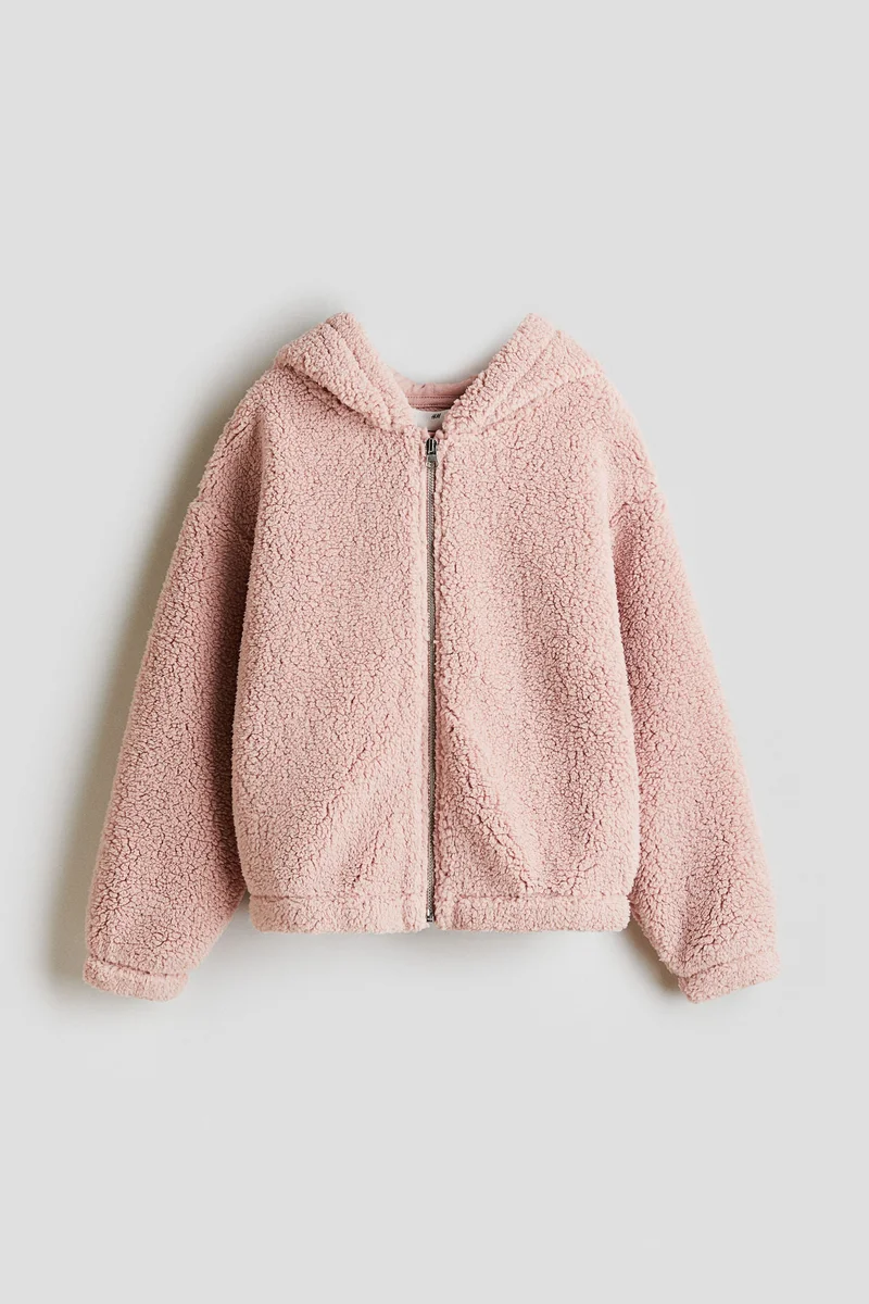 H&M Teddy zip-through hoodie