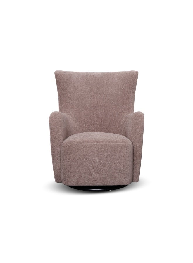 روتاي كرسي روتاي جورج دوار ومنزلق | كرسي دوار بزاوية 360 درجة مع مقعد مبطن ومساند للذراعين، مصنوع من قماش رمادي متين، مناسب لغرفة المعيشة والحضانة (رمادي) - Image 2