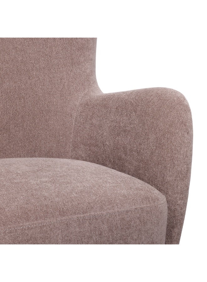 روتاي كرسي روتاي جورج دوار ومنزلق | كرسي دوار بزاوية 360 درجة مع مقعد مبطن ومساند للذراعين، مصنوع من قماش رمادي متين، مناسب لغرفة المعيشة والحضانة (رمادي) - Image 5