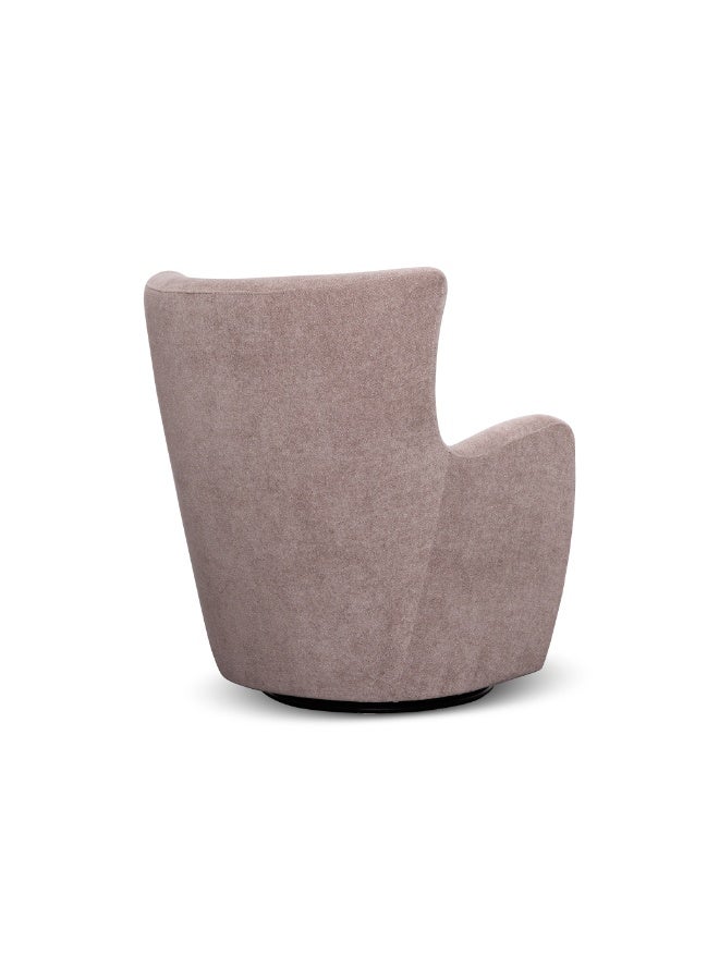 روتاي كرسي روتاي جورج دوار ومنزلق | كرسي دوار بزاوية 360 درجة مع مقعد مبطن ومساند للذراعين، مصنوع من قماش رمادي متين، مناسب لغرفة المعيشة والحضانة (رمادي) - Image 4