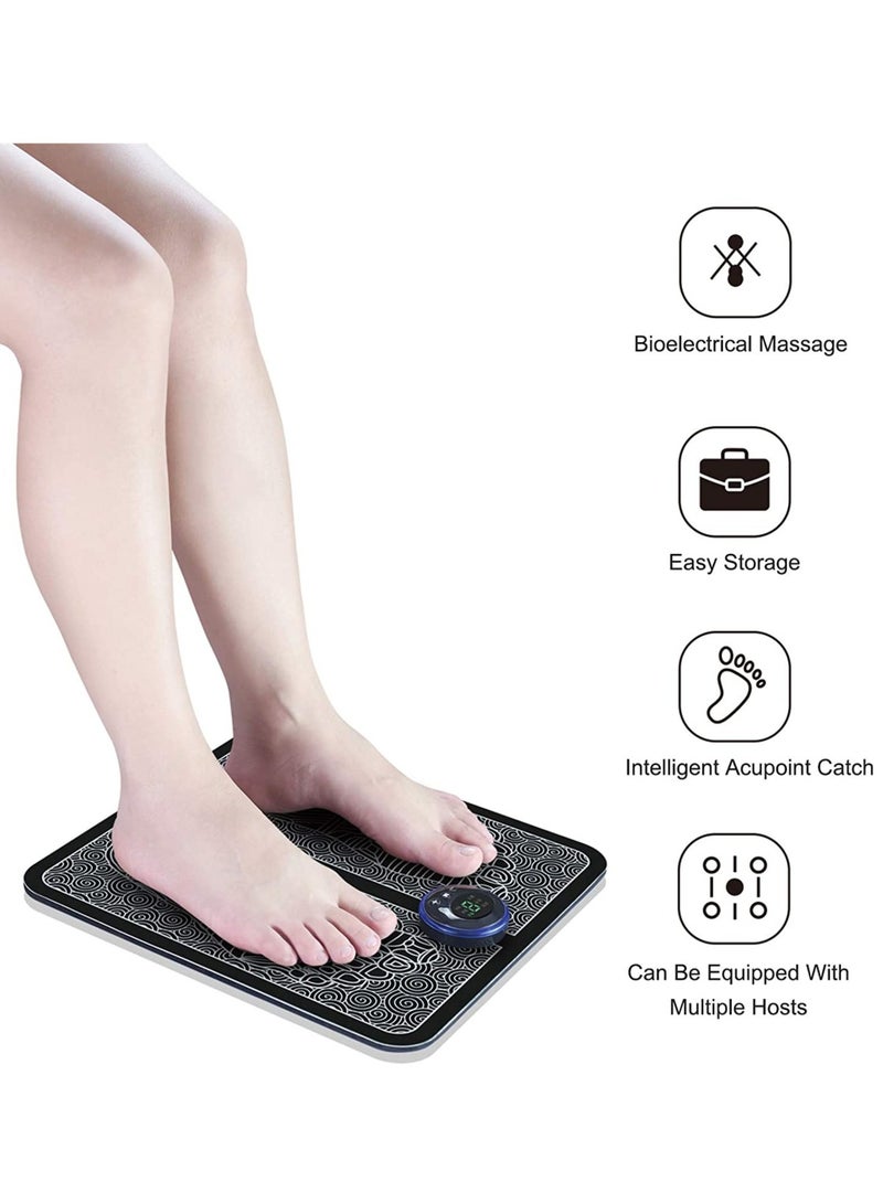 Prime by javaudan Set of Wireless Portable Neck Massager with 8 Modes and 19 Strength Levels  + 5 Speed Mini Portbale USB Reachrageable Massage Gun Deep Tissue Muscle Massager Body Pain Relief Tool - Image 3