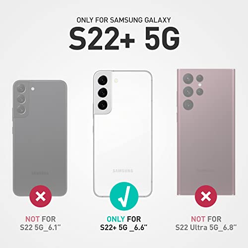 I-blason iBlason Cosmo Case for Samsung Galaxy S22 Plus 2022 Slim Stylish Protective Bumper Case with Builtin Screen Protector Marble - Image 3