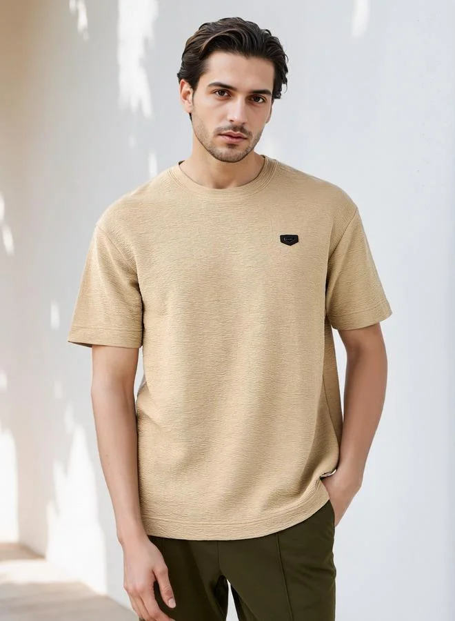 Iconic Iconic Oversized Textured T-shirt