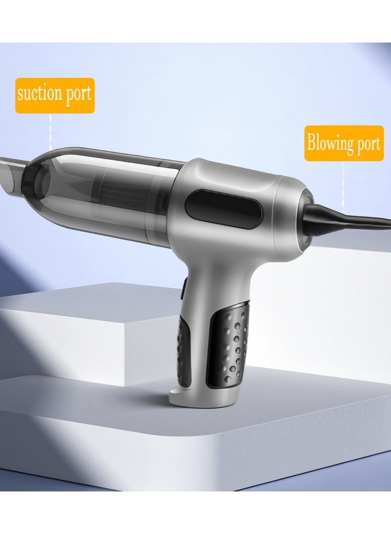 Leon Home Car Vacuum Cleaner Super Powerful Suction Mini Handheld Vacuum Cleaner and Air Duster, Brushless High Power Blowers for Home and Car for Car/Computer/Home - Image 5