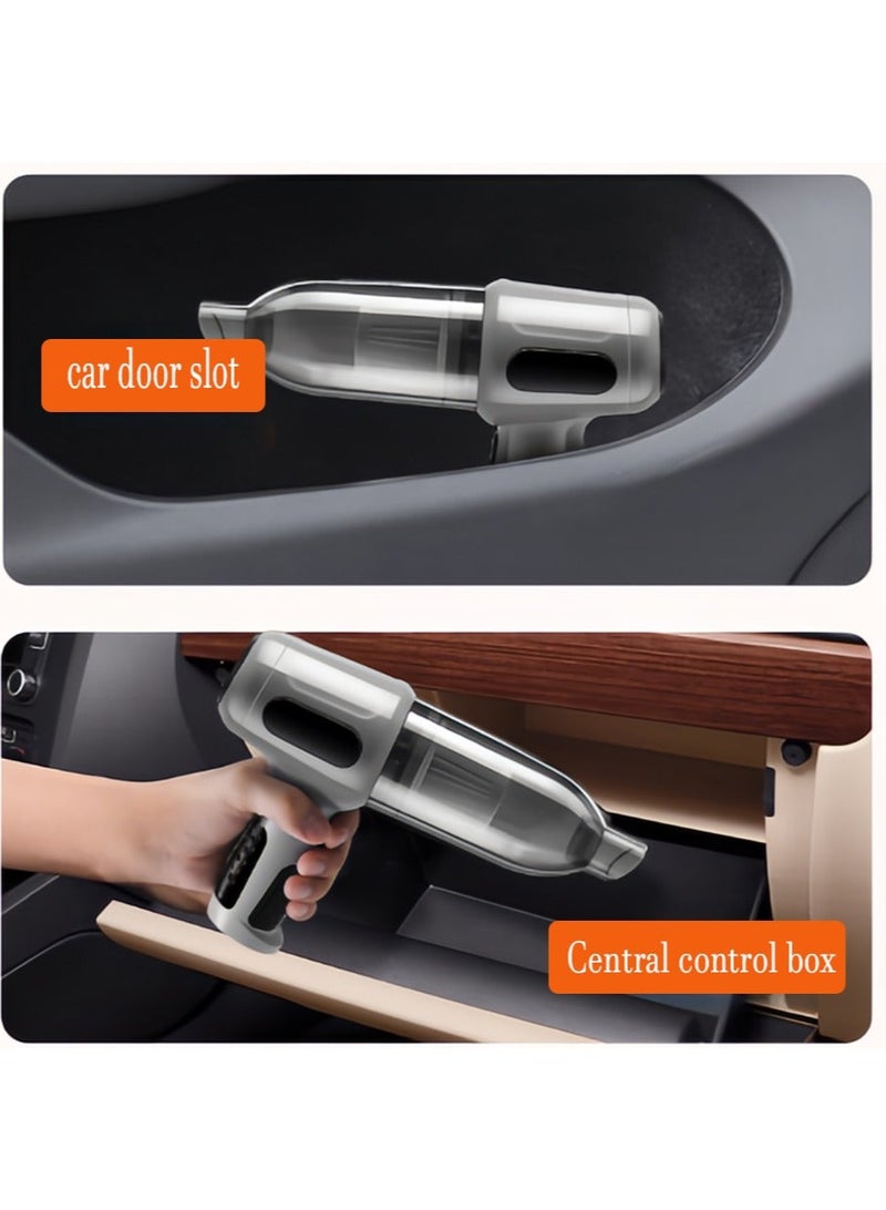 Leon Home Car Vacuum Cleaner Super Powerful Suction Mini Handheld Vacuum Cleaner and Air Duster, Brushless High Power Blowers for Home and Car for Car/Computer/Home - Image 4